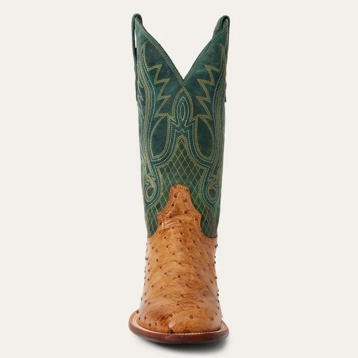Ozzy Ostrich Boot Tan Men Stetson Western