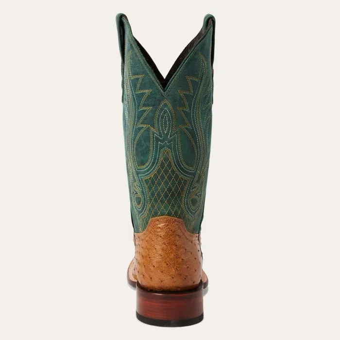 Ozzy Ostrich Boot Tan Men Stetson Western