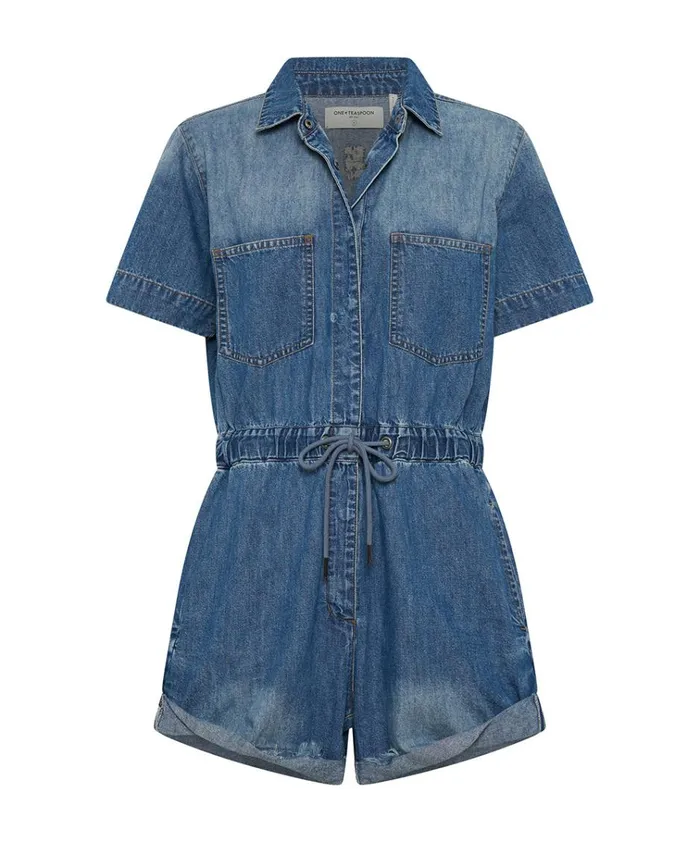 PACIFICA BILLIE JUMPSUIT Women One Teaspoon Denim Jumpsuits PACIFICA BILLIE JUMPSUIT Women One Teaspoon Denim Jumpsuits