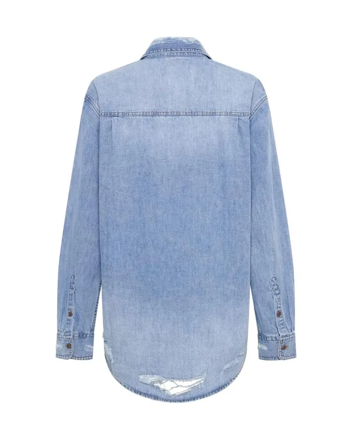 PACIFICA CLASSIC EVERYDAY DENIM SHIRT Women One Teaspoon Denim Shirts PACIFICA CLASSIC EVERYDAY DENIM SHIRT Women One Teaspoon Denim Shirts