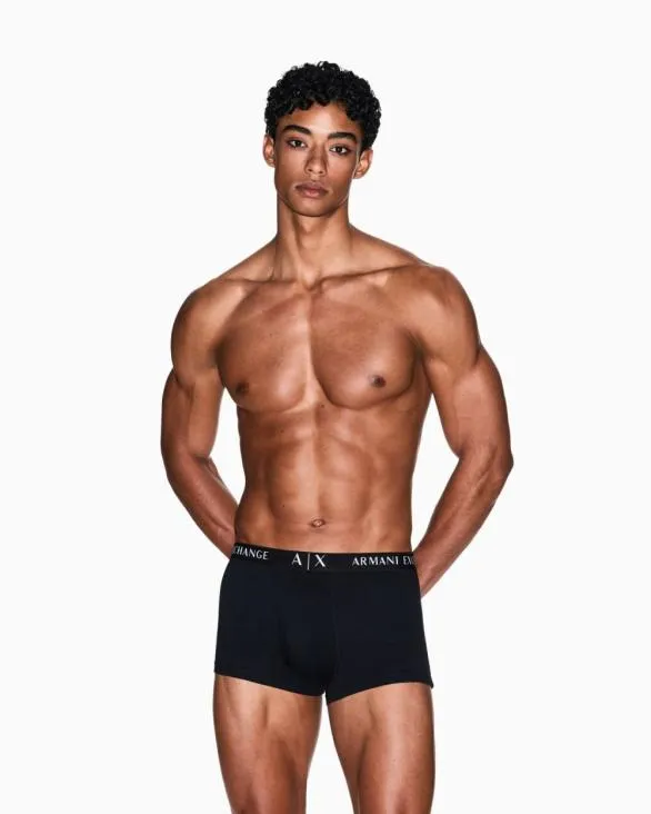 Pack Of 3 Stretch Cotton Boxers Black Men Armani Intimates And Loungewear Pack Of 3 Stretch Cotton Boxers Black Men Armani Intimates And Loungewear