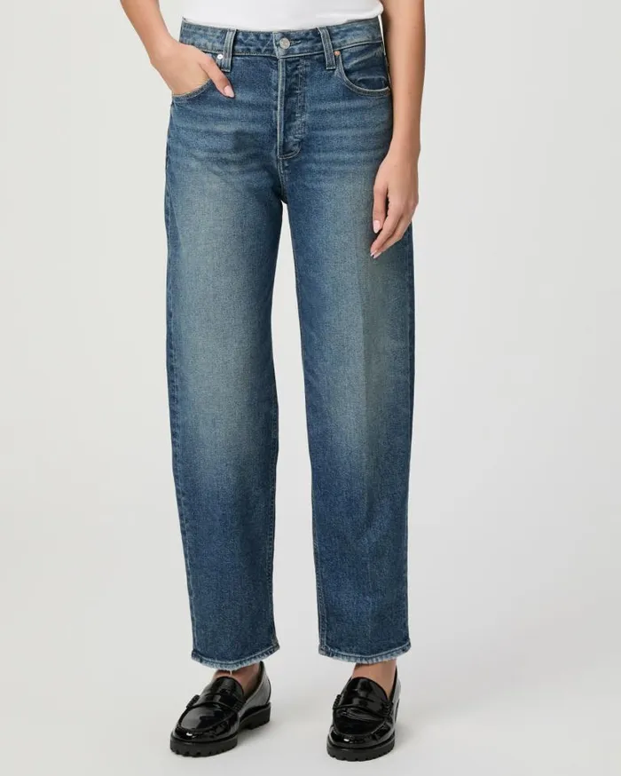 PAIGE Barrel Leg Women Alexis Barrel Leg Jean 8211 Lovejoy Distressed PAIGE Barrel Leg Women Alexis Barrel Leg Jean 8211 Lovejoy Distressed