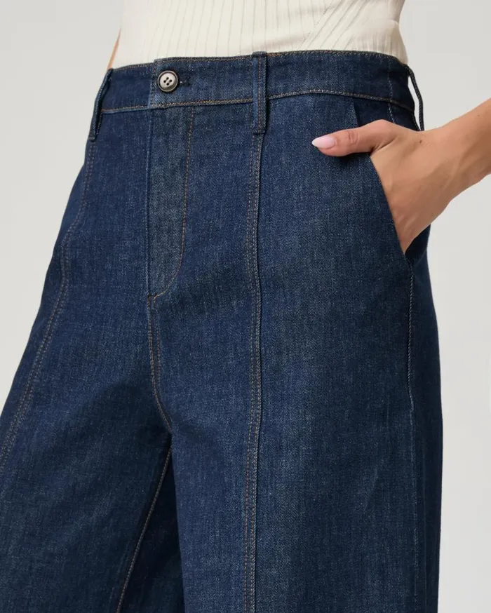 PAIGE Denim Women Aurora Wide Leg Jean 8211 Magdalena PAIGE Denim Women Aurora Wide Leg Jean 8211 Magdalena