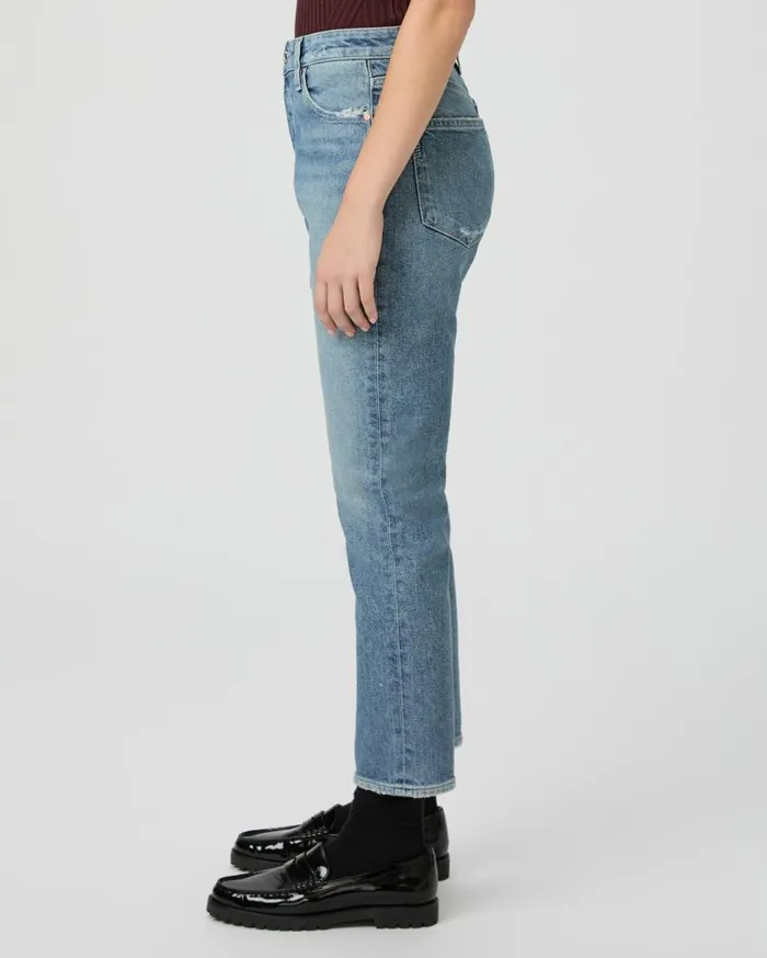 PAIGE Denim Women Billy Crop Straight Jean 8211 Cats Meow Distressed PAIGE Denim Women Billy Crop Straight Jean 8211 Cats Meow Distressed