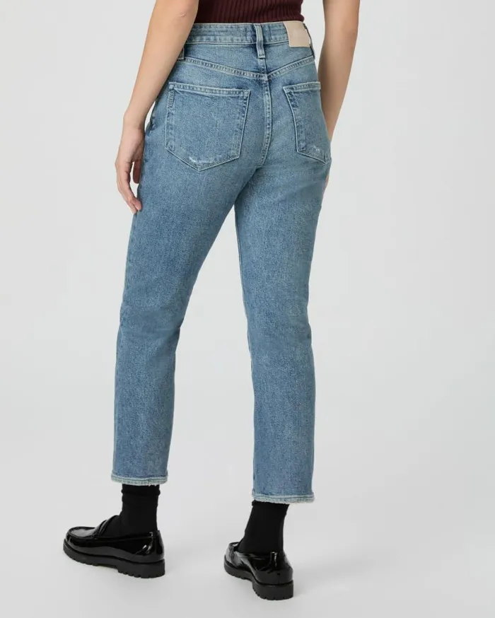 PAIGE Denim Women Billy Crop Straight Jean 8211 Cats Meow Distressed PAIGE Denim Women Billy Crop Straight Jean 8211 Cats Meow Distressed
