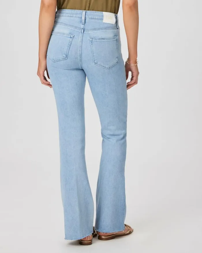 PAIGE Denim Women High Rise Laurel Canyon 32 Inch Bootcut Jean 8211 Shooting Star PAIGE Denim Women High Rise Laurel Canyon 32 Inch Bootcut Jean 8211 Shooting Star