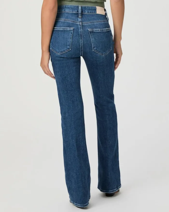 PAIGE Denim Women High Rise Laurel Canyon Petite Bootcut Jean 8211 A Capella