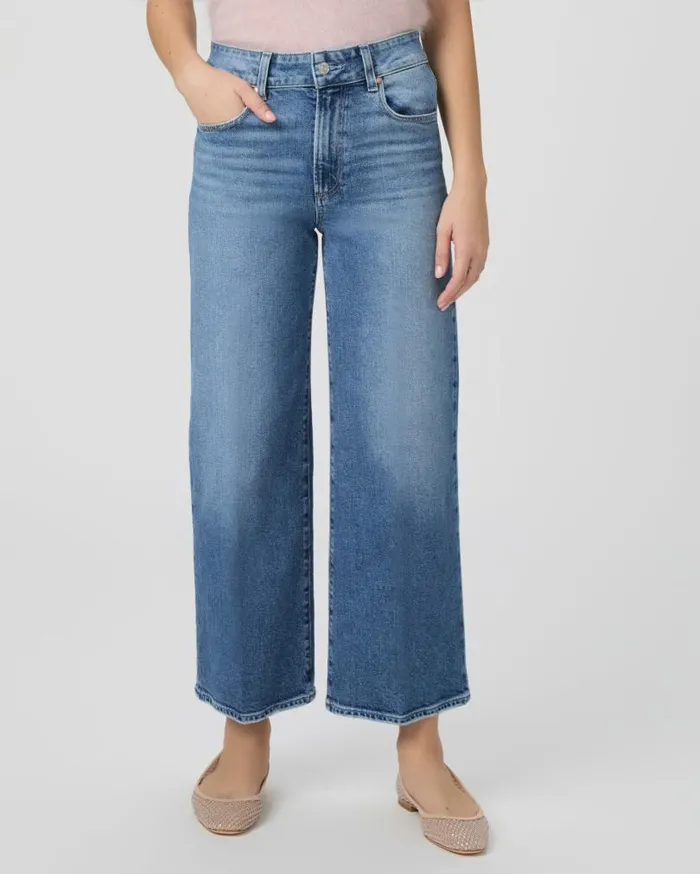 PAIGE Denim Women Sasha Ankle Wide Leg Jean 8211 Zibeth PAIGE Denim Women Sasha Ankle Wide Leg Jean 8211 Zibeth