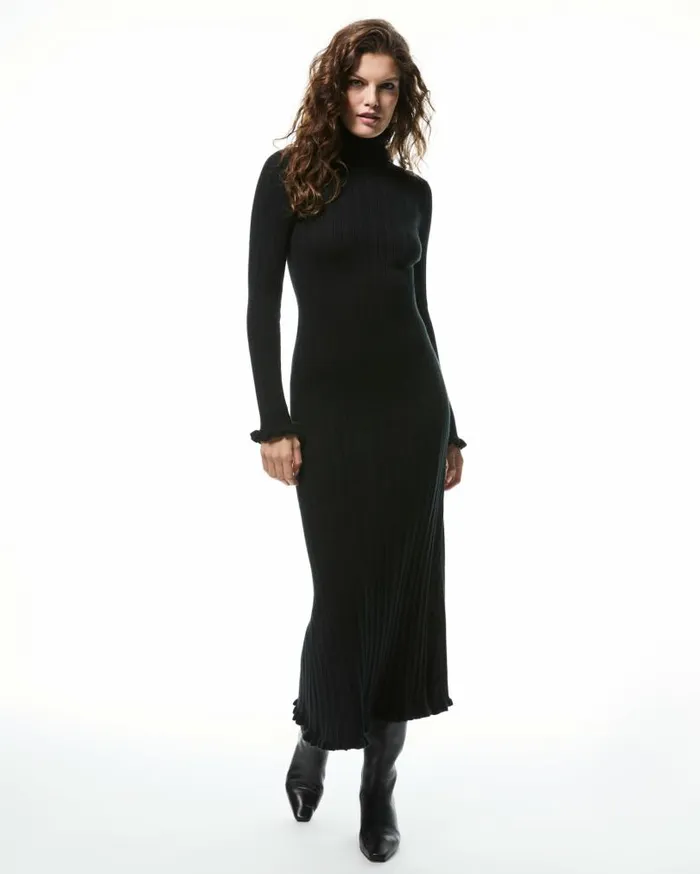 PAIGE Dresses Women 20th Anniversary Capsule Zephyr Dress 8211 Black Cashmere PAIGE Dresses Women 20th Anniversary Capsule Zephyr Dress 8211 Black Cashmere