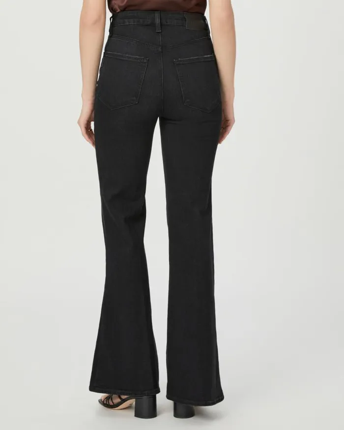 PAIGE Flare Women Charlie 32 Inch Flare Jean 8211 Midnight Raven PAIGE Flare Women Charlie 32 Inch Flare Jean 8211 Midnight Raven