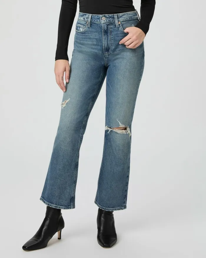 PAIGE Flare Women Courtney Flare Jean 8211 Blue Note Destructed PAIGE Flare Women Courtney Flare Jean 8211 Blue Note Destructed