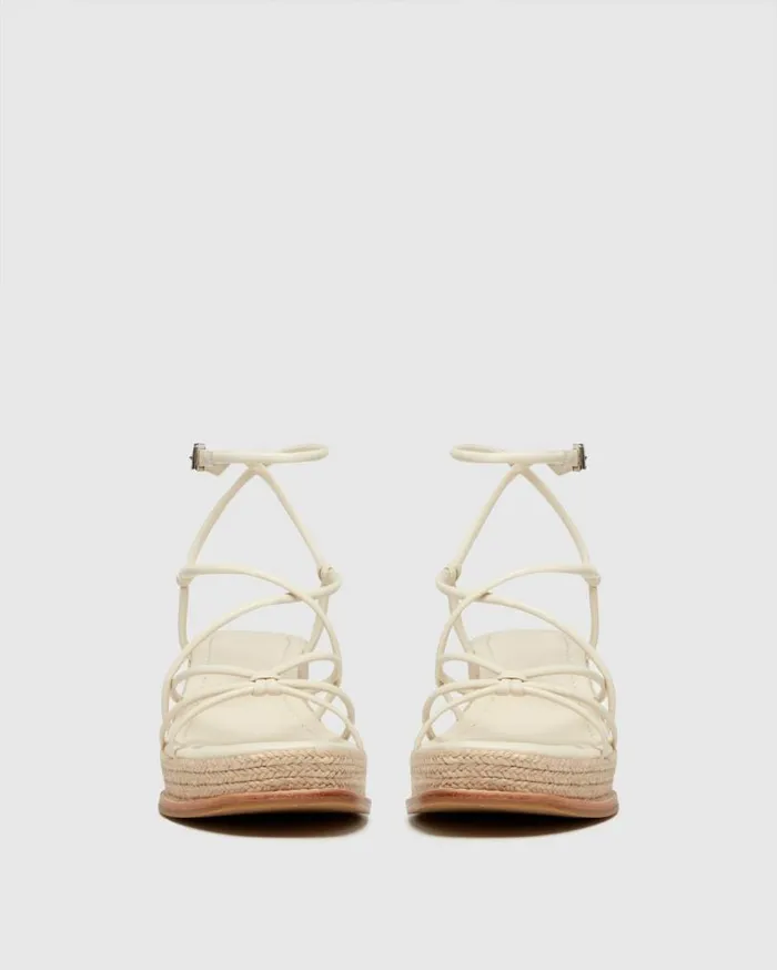 PAIGE Heels and Wedges Women Julia Wedge 8211 Bone Leather PAIGE Heels and Wedges Women Julia Wedge 8211 Bone Leather