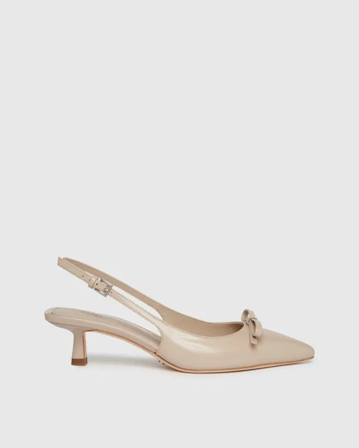 PAIGE Heels and Wedges Women Mylah Pump 8211 Light Tan Leather