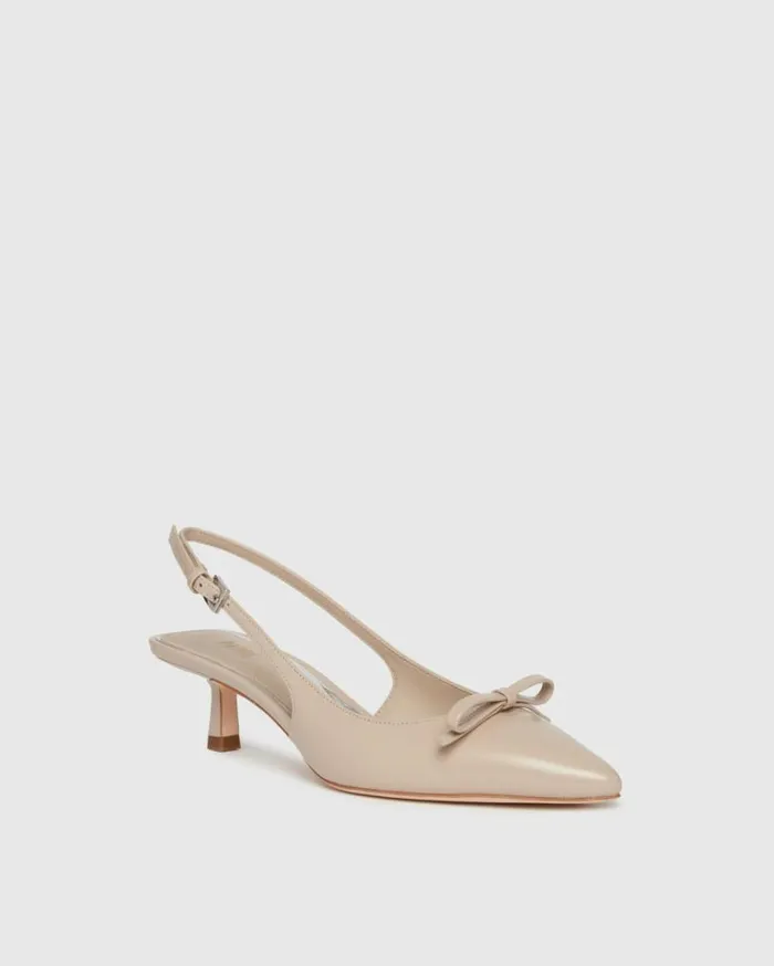 PAIGE Heels and Wedges Women Mylah Pump 8211 Light Tan Leather PAIGE Heels and Wedges Women Mylah Pump 8211 Light Tan Leather