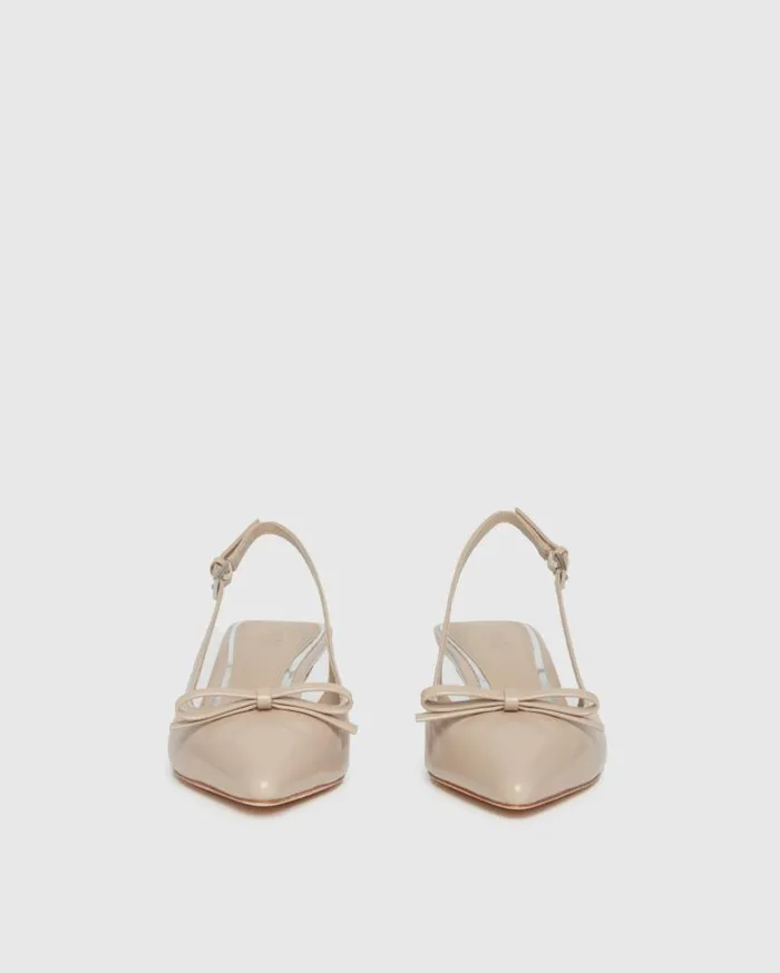 PAIGE Heels and Wedges Women Mylah Pump 8211 Light Tan Leather PAIGE Heels and Wedges Women Mylah Pump 8211 Light Tan Leather
