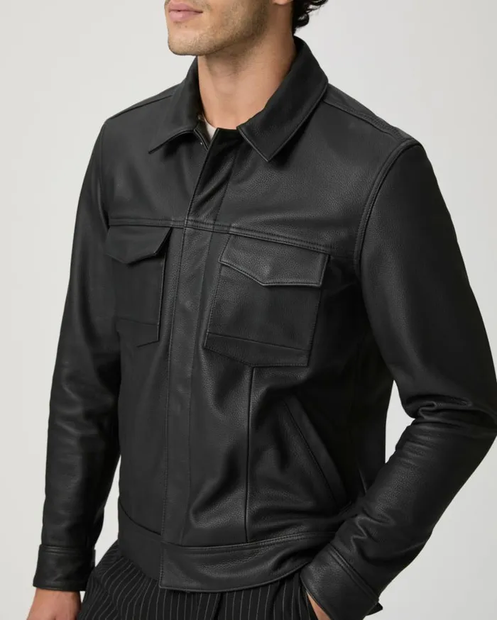 PAIGE Jackets and Coats Men Icon Capsule Pedro Jacket 8211 Black Leather