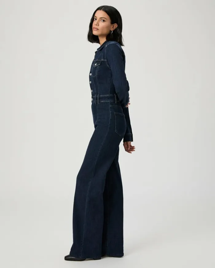 PAIGE Jumpsuits and Rompers Women Sasha Long Sleeve Jumpsuit 8211 Peregrine PAIGE Jumpsuits and Rompers Women Sasha Long Sleeve Jumpsuit 8211 Peregrine