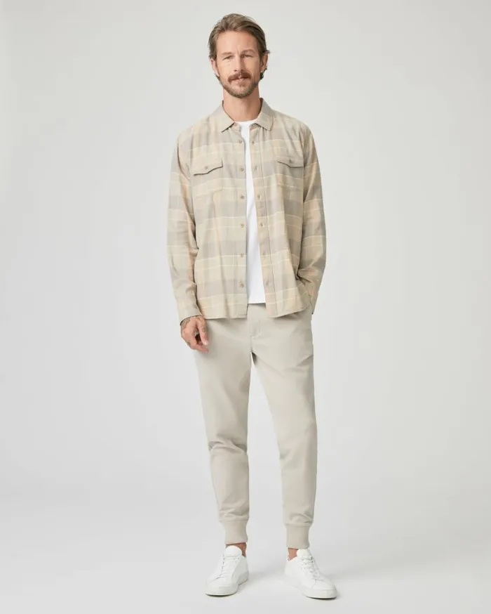 PAIGE Pants and Joggers Men Elmwood Jogger 8211 Fresh Oyster