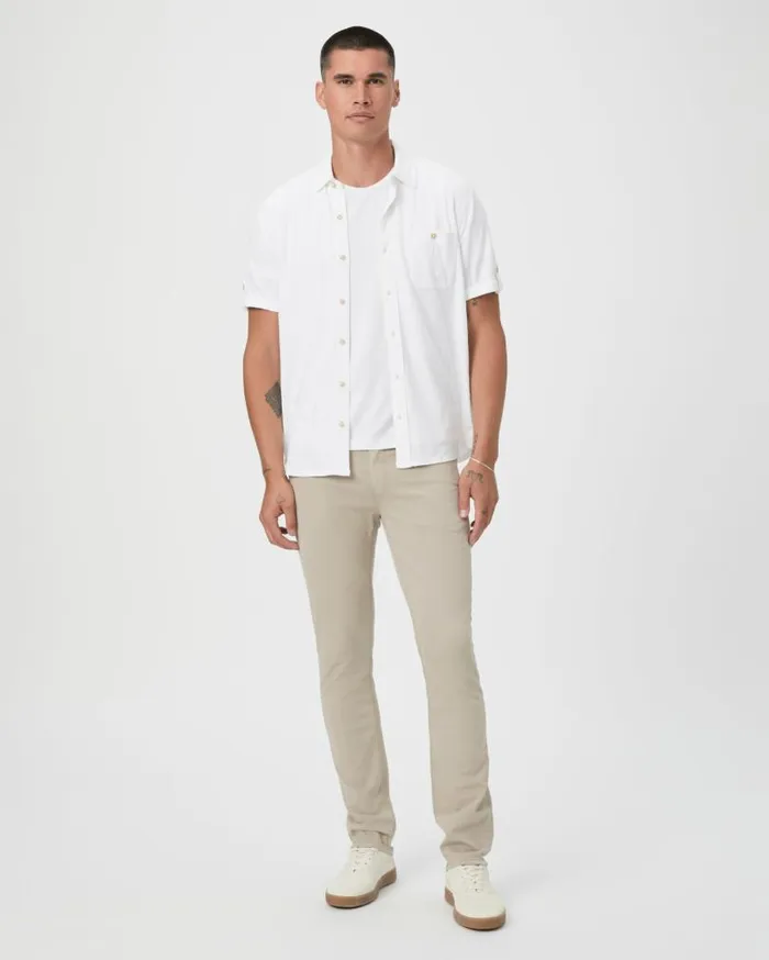 PAIGE Pants and Joggers Men Lennox Slim Pant 8211 Clean Khaki Twill