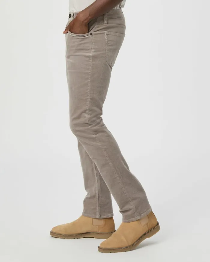 PAIGE Pants and Joggers Men Lennox Slim Pant 8211 Silver Pearl Corduroy PAIGE Pants and Joggers Men Lennox Slim Pant 8211 Silver Pearl Corduroy