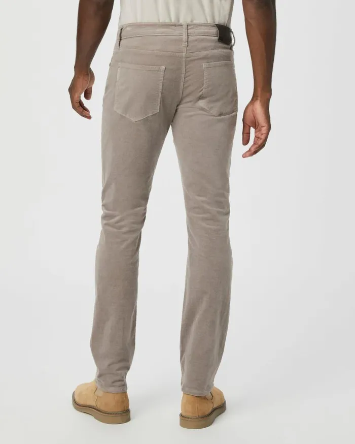 PAIGE Pants and Joggers Men Lennox Slim Pant 8211 Silver Pearl Corduroy PAIGE Pants and Joggers Men Lennox Slim Pant 8211 Silver Pearl Corduroy