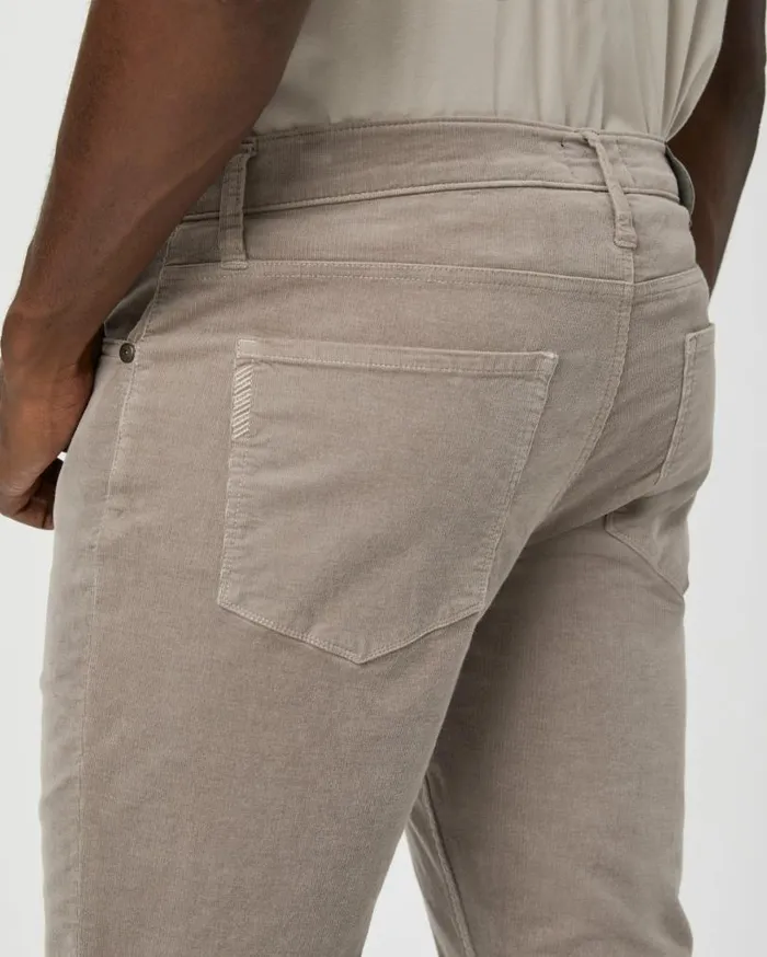 PAIGE Pants and Joggers Men Lennox Slim Pant 8211 Silver Pearl Corduroy PAIGE Pants and Joggers Men Lennox Slim Pant 8211 Silver Pearl Corduroy