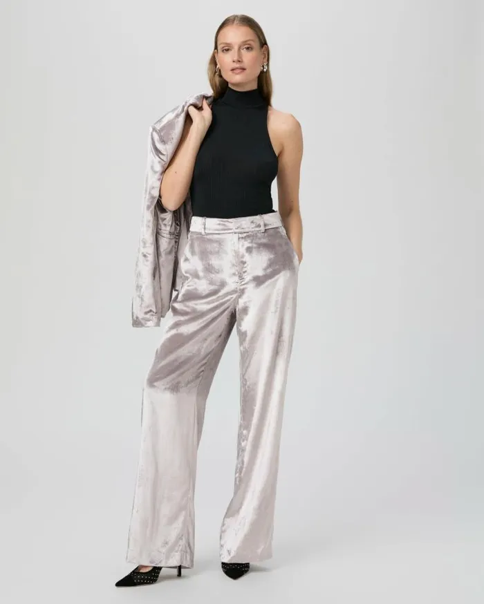 PAIGE Pants Women Chateau Pant 8211 Pewter Velvet PAIGE Pants Women Chateau Pant 8211 Pewter Velvet