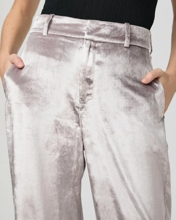 PAIGE Pants Women Chateau Pant 8211 Pewter Velvet PAIGE Pants Women Chateau Pant 8211 Pewter Velvet