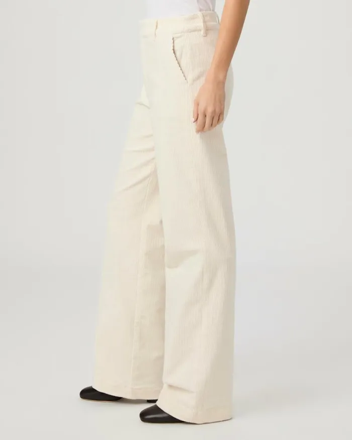 PAIGE Pants Women Danielle Trouser 8211 Ivory Corduroy PAIGE Pants Women Danielle Trouser 8211 Ivory Corduroy