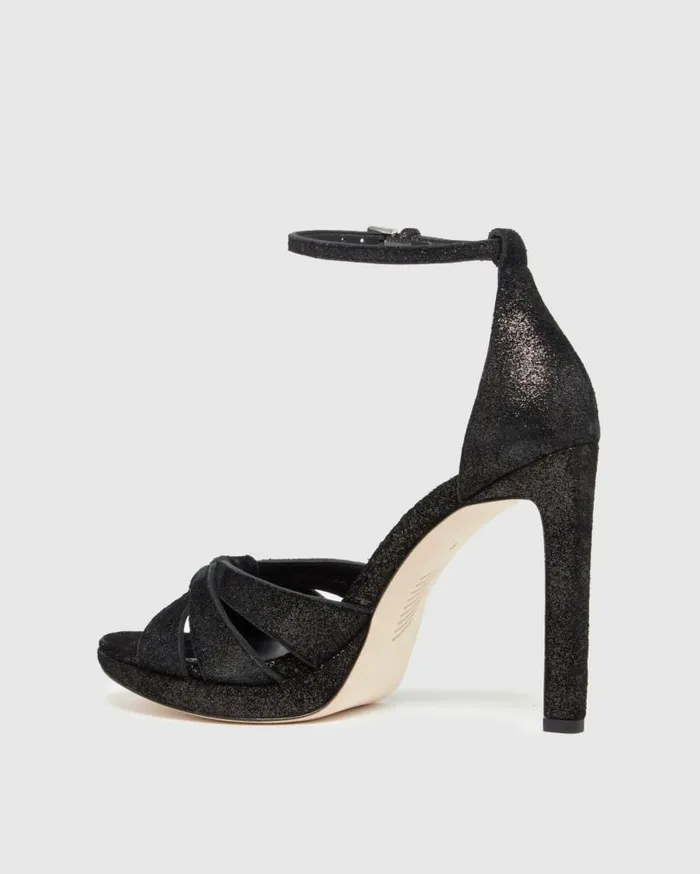 PAIGE Sandals Women Val Platform Sandal 8211 Black Leather PAIGE Sandals Women Val Platform Sandal 8211 Black Leather