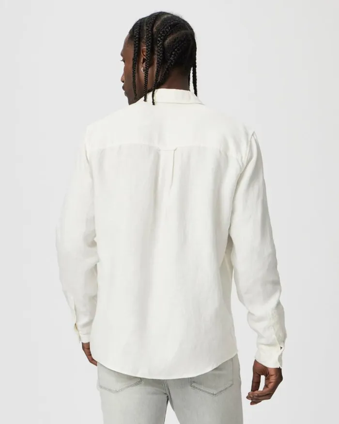 PAIGE Shirts Men Arney Popover 8211 Vintage Warm Moonlight PAIGE Shirts Men Arney Popover 8211 Vintage Warm Moonlight