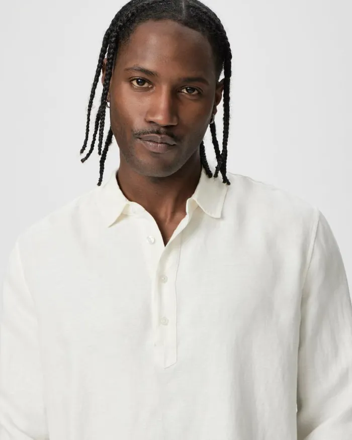 PAIGE Shirts Men Arney Popover 8211 Vintage Warm Moonlight PAIGE Shirts Men Arney Popover 8211 Vintage Warm Moonlight