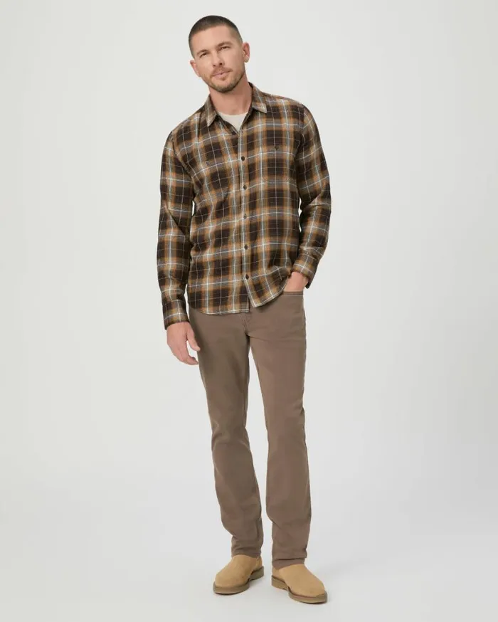PAIGE Shirts Men Everett Shirt 8211 Aged Cocoa PAIGE Shirts Men Everett Shirt 8211 Aged Cocoa