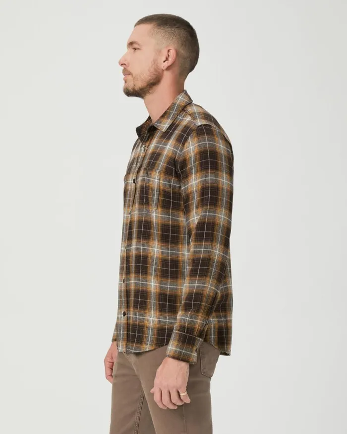 PAIGE Shirts Men Everett Shirt 8211 Aged Cocoa PAIGE Shirts Men Everett Shirt 8211 Aged Cocoa