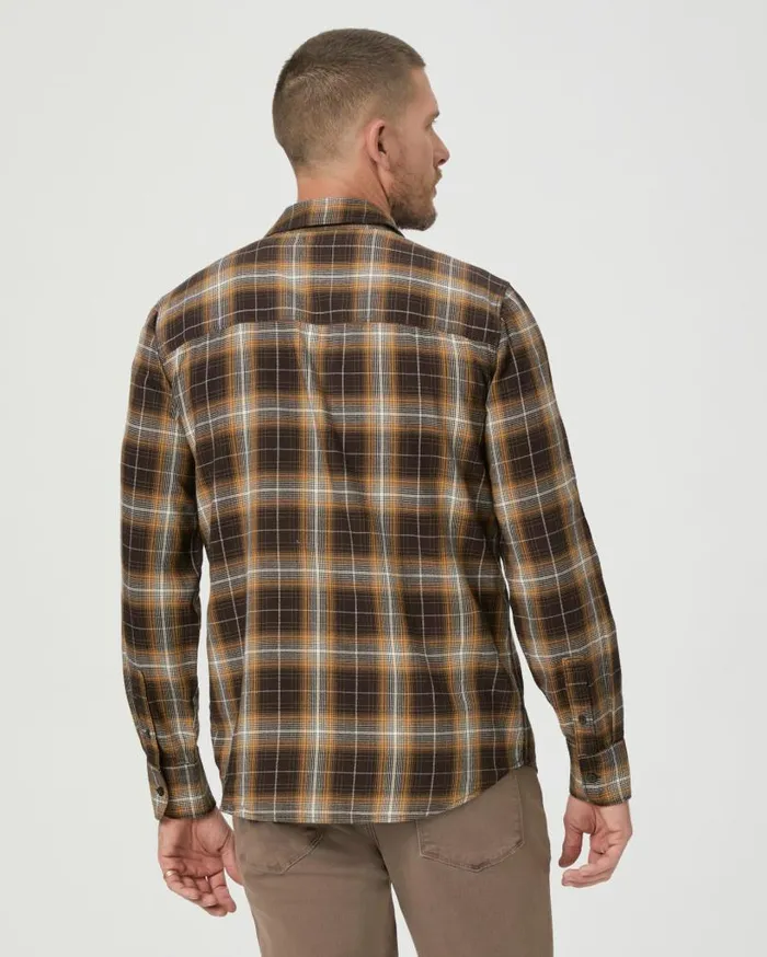 PAIGE Shirts Men Everett Shirt 8211 Aged Cocoa PAIGE Shirts Men Everett Shirt 8211 Aged Cocoa