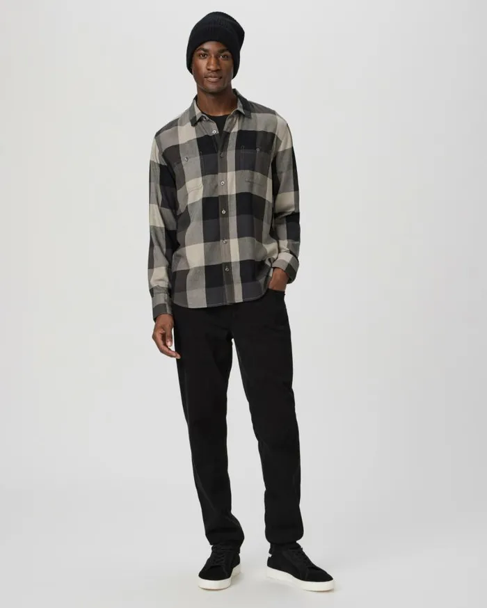 PAIGE Shirts Men Everett Shirt 8211 Winter Shale PAIGE Shirts Men Everett Shirt 8211 Winter Shale