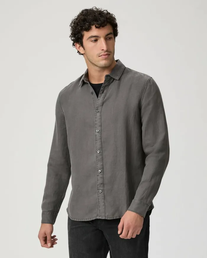 PAIGE Shirts Men Peters Shirt 8211 Vintage Volcanic Ash