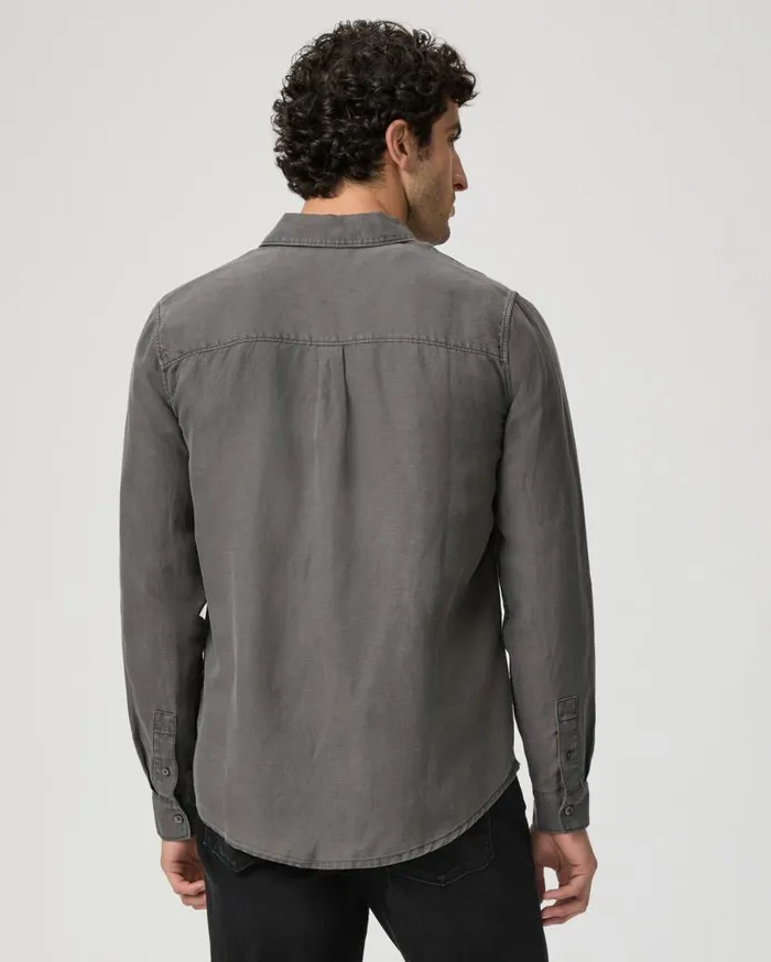 PAIGE Shirts Men Peters Shirt 8211 Vintage Volcanic Ash PAIGE Shirts Men Peters Shirt 8211 Vintage Volcanic Ash