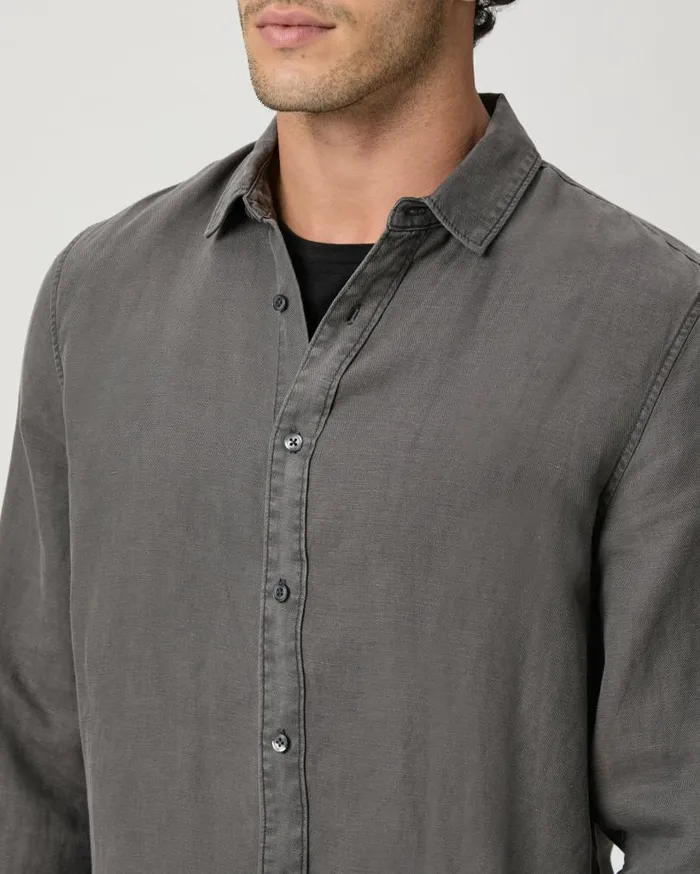 PAIGE Shirts Men Peters Shirt 8211 Vintage Volcanic Ash PAIGE Shirts Men Peters Shirt 8211 Vintage Volcanic Ash