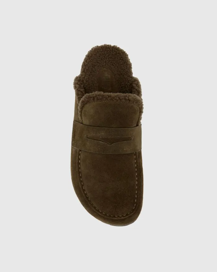 PAIGE Shoes Men Wynn Loafer 8211 Army Suede PAIGE Shoes Men Wynn Loafer 8211 Army Suede