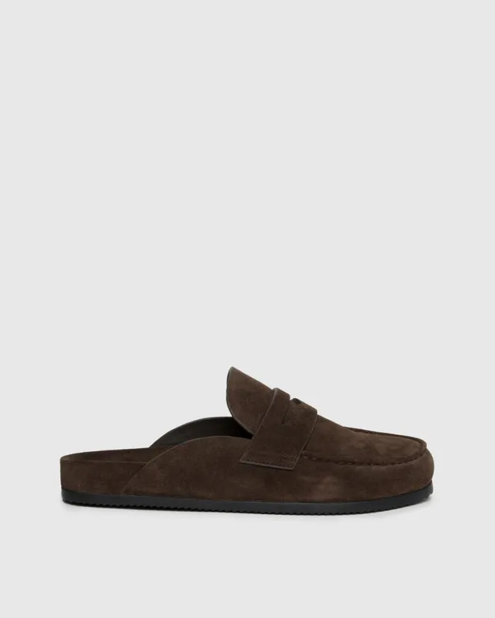 PAIGE Shoes Men Wynn Loafer 8211 Charcoal Suede