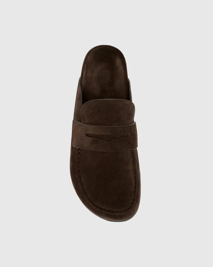 PAIGE Shoes Men Wynn Loafer 8211 Charcoal Suede PAIGE Shoes Men Wynn Loafer 8211 Charcoal Suede