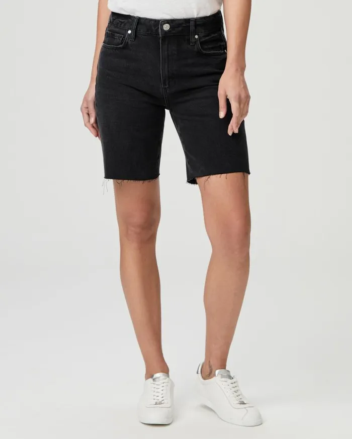 PAIGE Shorts Women Sammy Short 8211 Fade To Black Distressed PAIGE Shorts Women Sammy Short 8211 Fade To Black Distressed