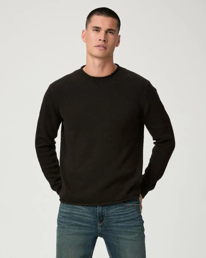 PAIGE Sweaters and Sweatshirts Men Ferguson Sweater 8211 Burnt Cocoa PAIGE Sweaters and Sweatshirts Men Ferguson Sweater 8211 Burnt Cocoa