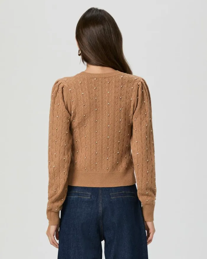 PAIGE Sweaters and Sweatshirts Women Athena Sweater 8211 Camel