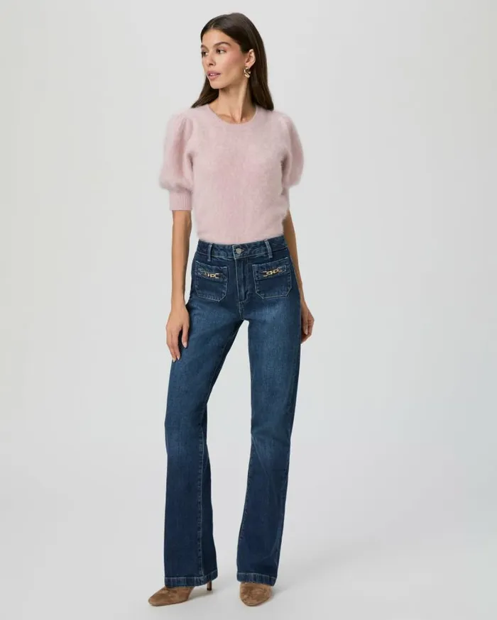 PAIGE Sweaters and Sweatshirts Women Gladiolus Sweater 8211 Blush Tint Cashmere PAIGE Sweaters and Sweatshirts Women Gladiolus Sweater 8211 Blush Tint Cashmere