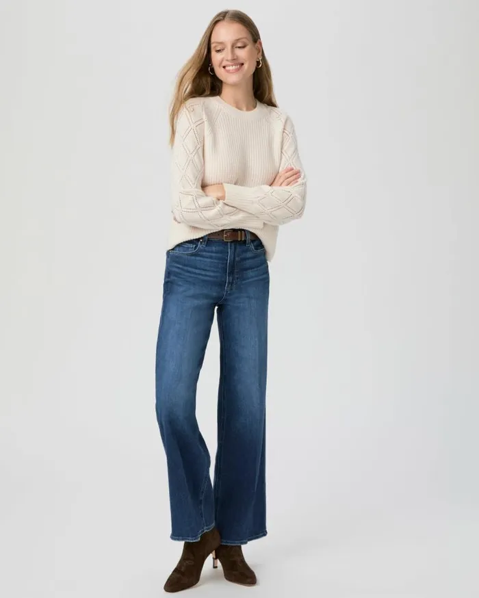 PAIGE Sweaters and Sweatshirts Women Monserrat Sweater 8211 Ivory Cashmere
