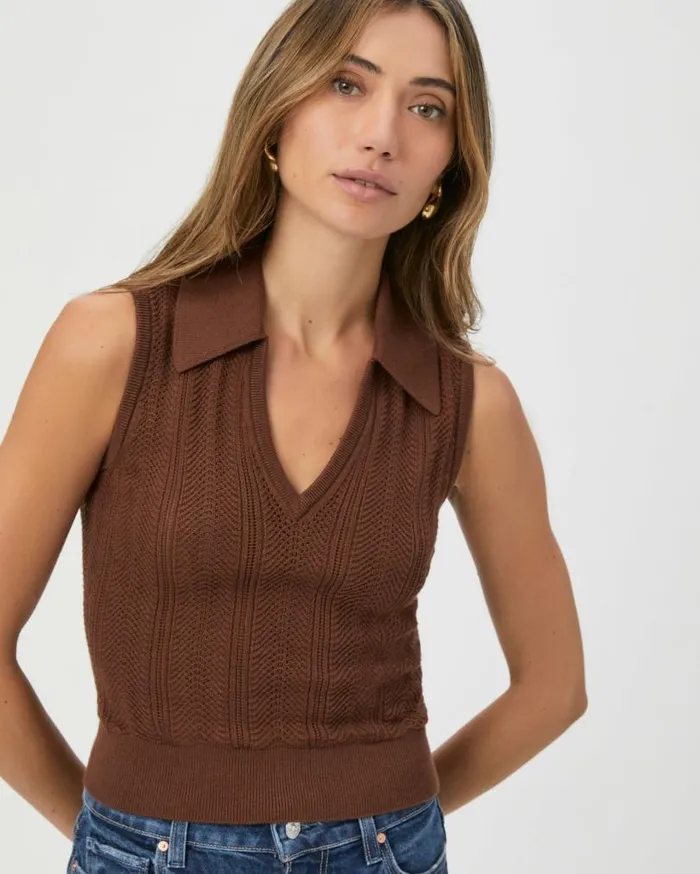 PAIGE Sweaters and Sweatshirts Women Rossana Sweater Tank 8211 Landslide