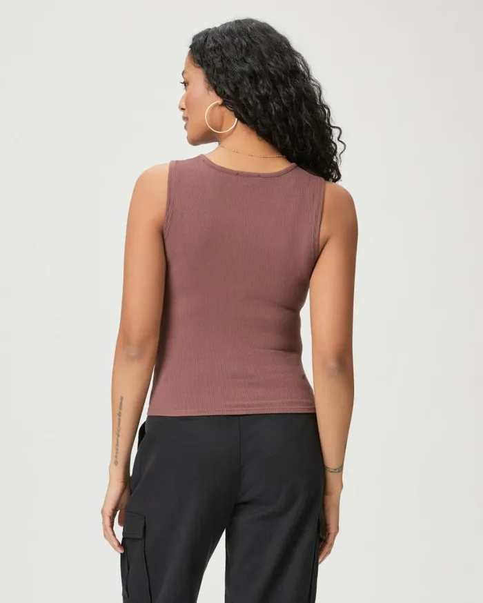 PAIGE Tees and Tanks Women Sidonia Tank 8211 Warm Mocha PAIGE Tees and Tanks Women Sidonia Tank 8211 Warm Mocha