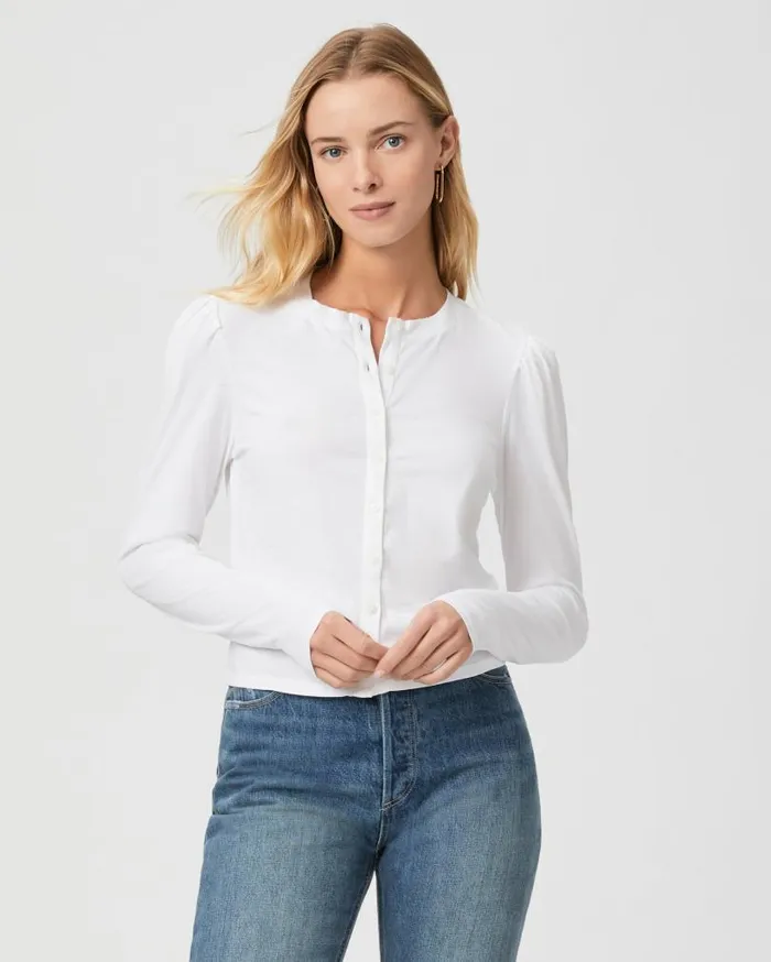 PAIGE Tops and Blouses Women Caliban Top 8211 White